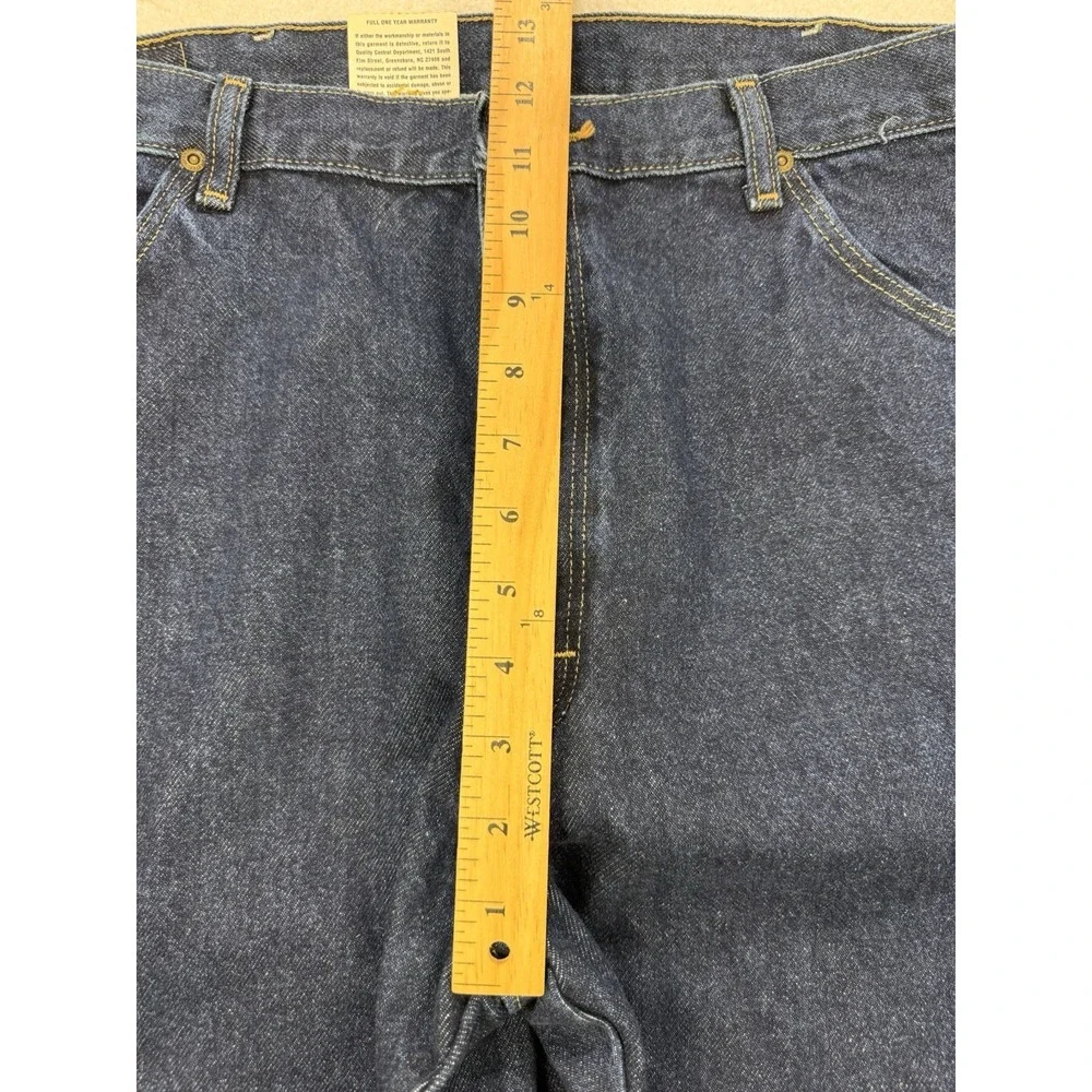 Wrangler Hero Jeans Men 40x30 Blue Regular Fit Straight Workwear NWT - Picture 8 of 8